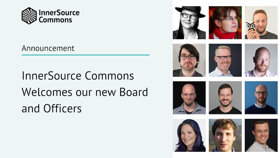 InnerSource Commons Welcomes our new Board and Officers